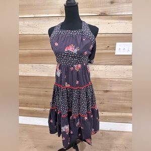 Vintage 1970's Floral Prairie Sundress